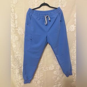 FIGS Ceil Blue High Waisted Joggers size LP